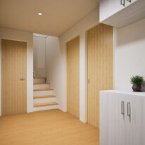 【建物完成予想パース】  玄関(玄関)