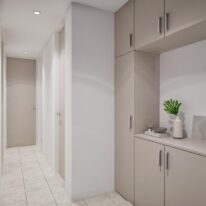 【完成予想パース】 玄関(玄関) 【完成予想パース】 玄関(玄関)